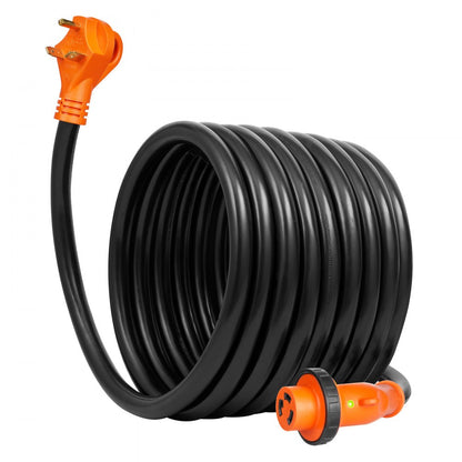 RVX-30A25FT - 25ft ETL Certified Waterproof RV Power Cord with Copper Wire