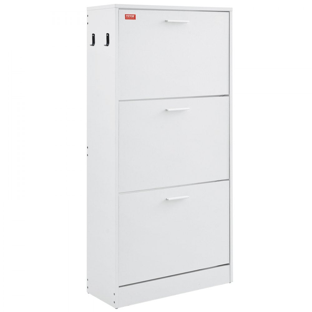 HZS003 - Modern 3-Drawer Shoe Cabinet for Stylish Organization