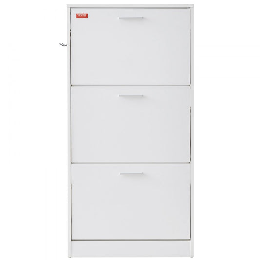 HZS003 - Modern 3-Drawer Shoe Cabinet for Stylish Organization