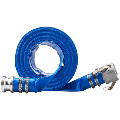 wfctsl-07.in2ft500036LB - 2" x 50' Heavy-Duty PVC Backwash Hose for Pools