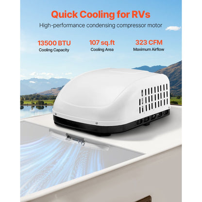 RT135CW4 - 13500 BTU Rooftop RV Air Conditioner with Quiet Operation
