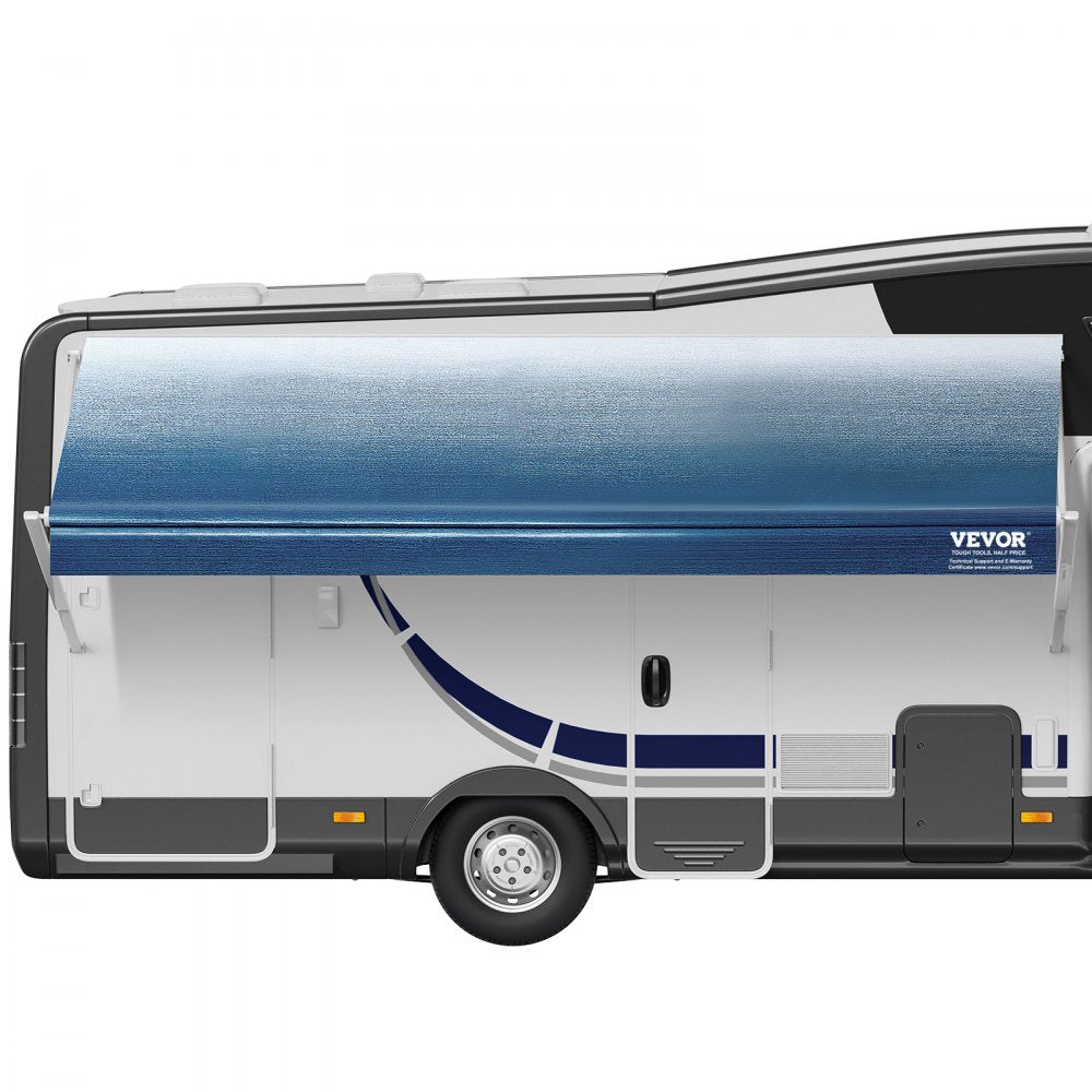 B-12 - Durable 12' RV Awning Fabric Replacement, 16oz PVC, Easy Install