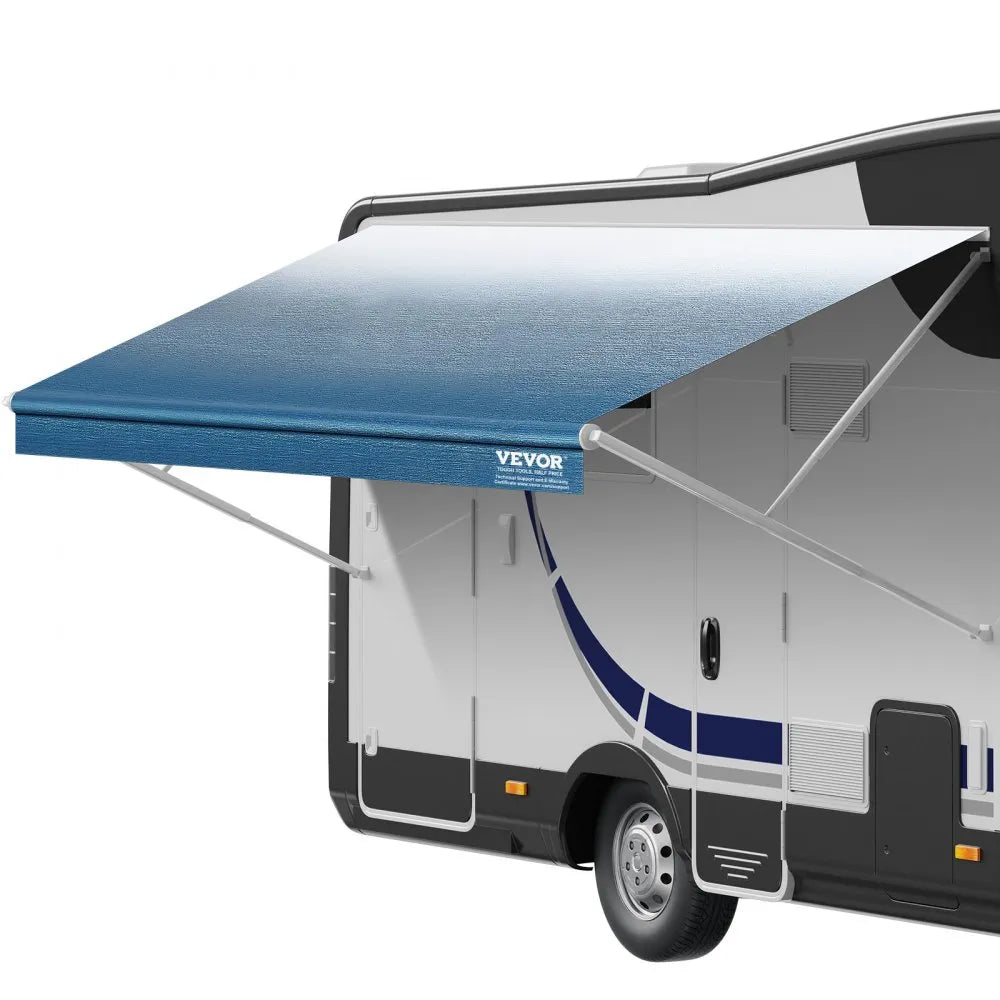 B-18 - Durable 17'2" 3-Ply PVC RV Awning with UV & Waterproof Protection