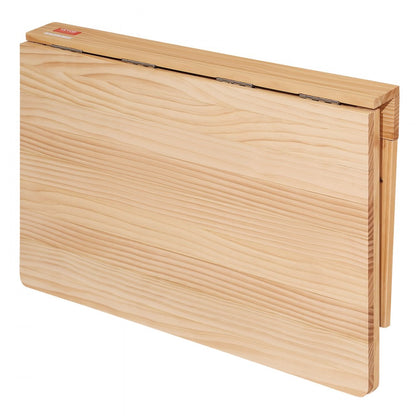 HZCD002 - Space-Saving 31.5" Folding Wall Table, Solid Wood, 100 lbs Capacity