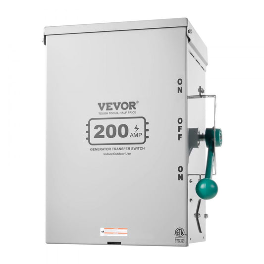 LSTK19 - 200A Weatherproof Generator Transfer Switch with Lockable Handle