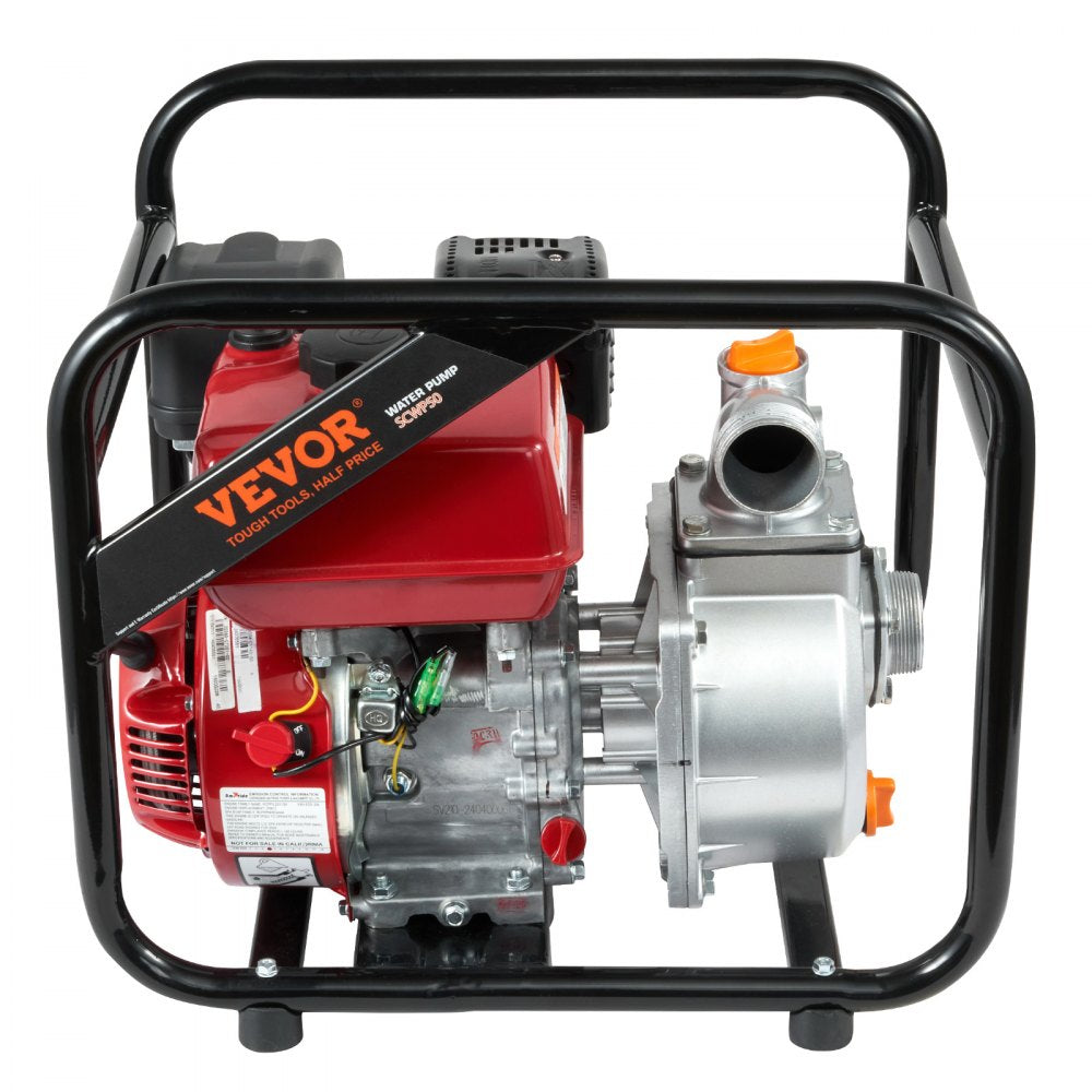 SCWP50 - 7HP Gas Water Pump, 132 GPM, 98ft Lift, Includes 25ft Hose