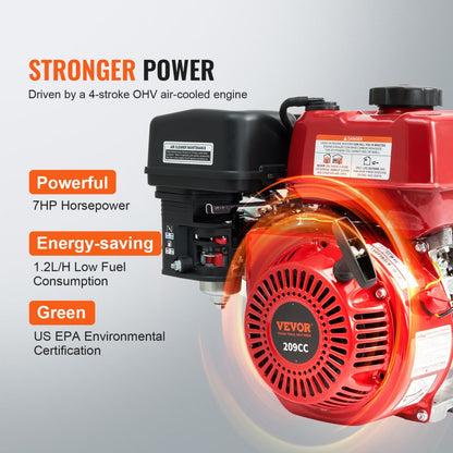 SCWP80-Ⅱ - 7HP Gasoline Water Pump, 242 GPM Flow & 98ft Lift