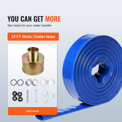 SCWP80-Ⅱ - 7HP Gasoline Water Pump, 242 GPM Flow & 98ft Lift