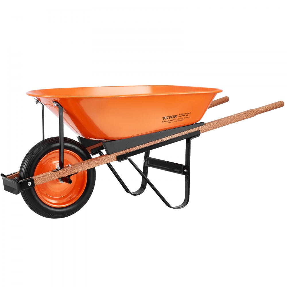 WB-1000 - Ergonomic Garden Cart with 16-Inch Wheel & 265 lbs Load Capacity