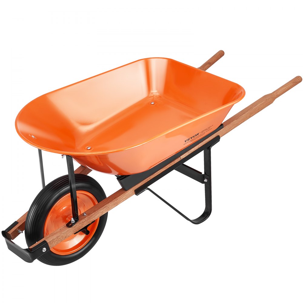 WB-1000 - Ergonomic Garden Cart with 16-Inch Wheel & 265 lbs Load Capacity