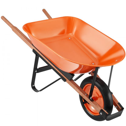 WB-1000 - Ergonomic Garden Cart with 16-Inch Wheel & 265 lbs Load Capacity