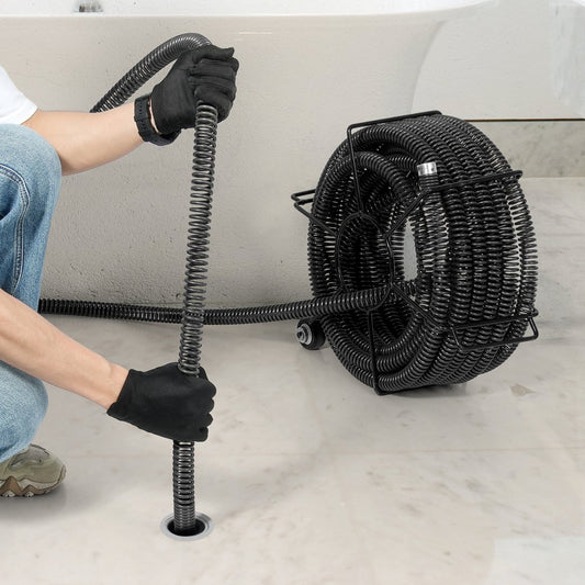 60ft*1-1/5 - 60ft VEVOR Flexible Drain Cleaning Cable, 1-1/5" Diameter