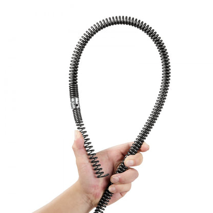 66ft*5/8 - Durable Spring Steel Drain Cable for Tight Bends