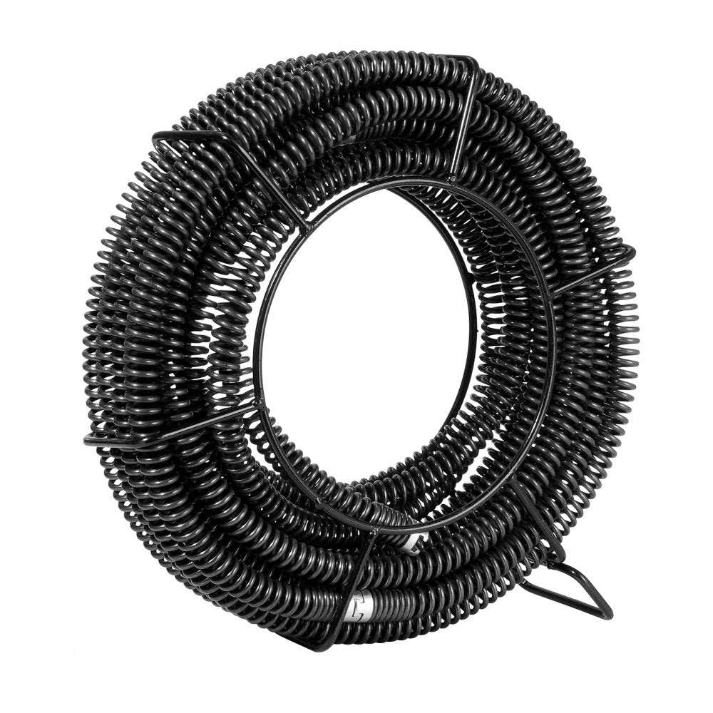 45ft*7/8 - 45ft Spring Steel Drain Cleaning Cable for Professional Use