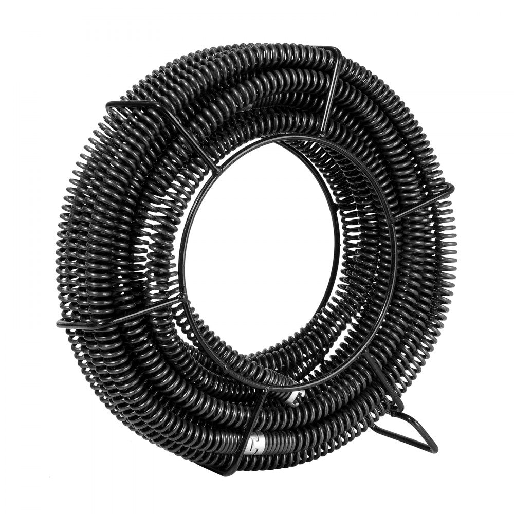 45ft*7/8 - 45ft Spring Steel Drain Cleaning Cable for Professional Use