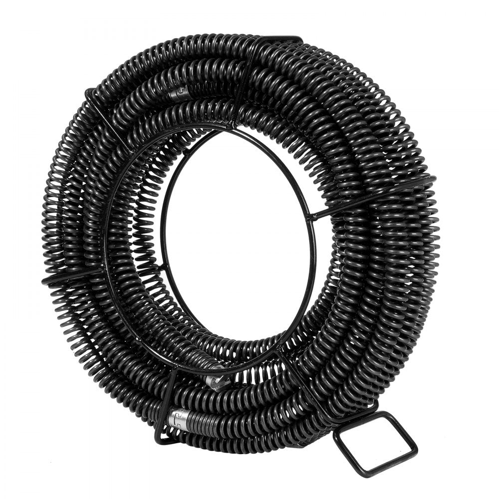 45ft*7/8 - 45ft Spring Steel Drain Cleaning Cable for Professional Use