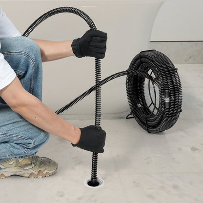 45ft*7/8 - 45ft Spring Steel Drain Cleaning Cable for Professional Use