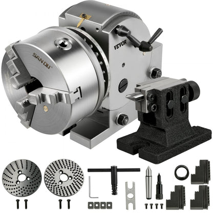 010706286440 - 6" VEVOR Dividing Head Set for Milling Machines
