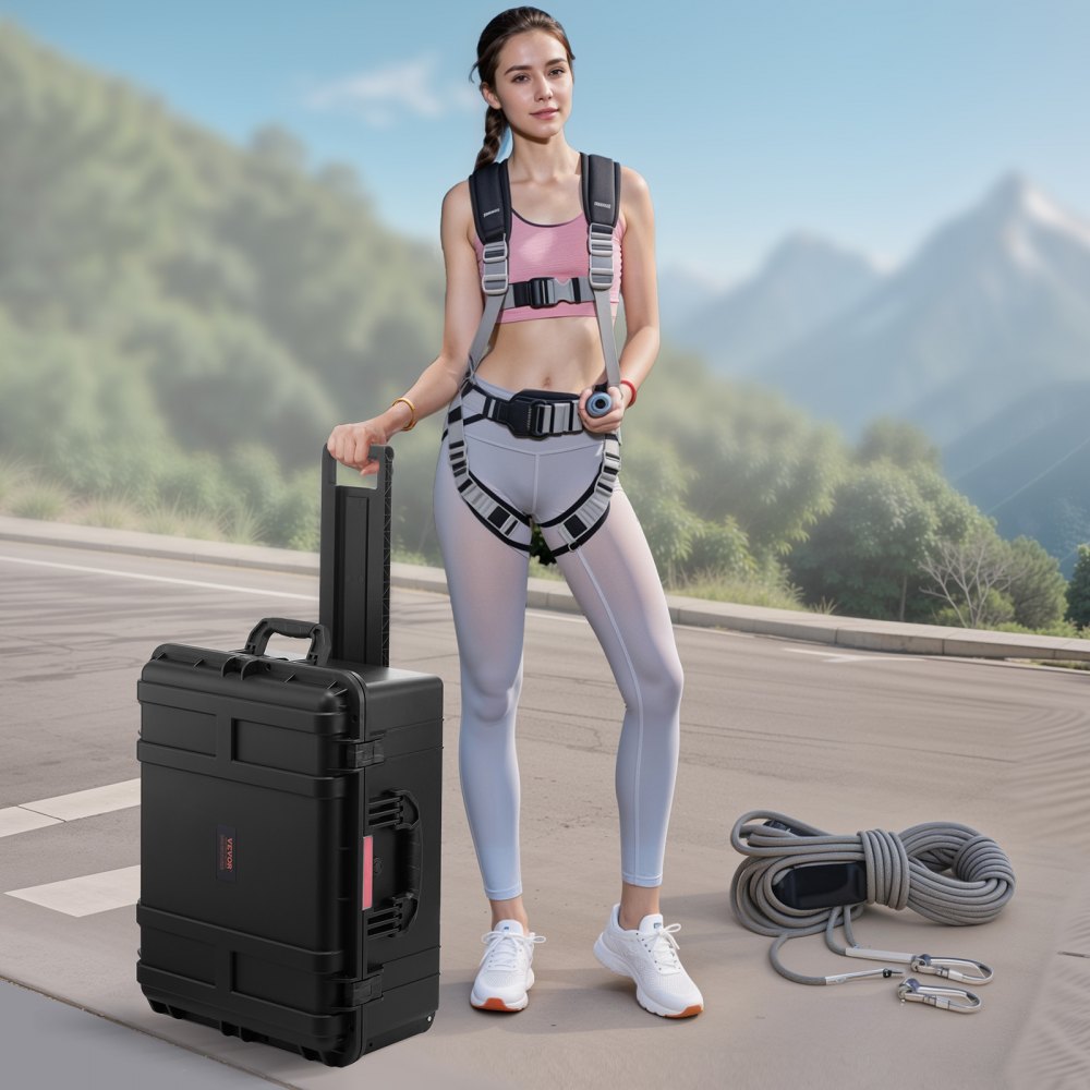 574427 - Crushproof Waterproof Hard Case with Custom Foam & Wheels