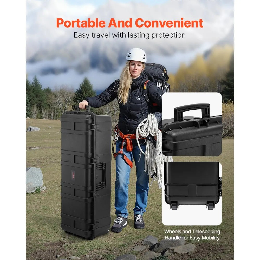 1063523 - Heavy Duty Waterproof Hard Case with Custom Foam Protection