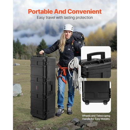 1063523 - Heavy Duty Waterproof Hard Case with Custom Foam Protection