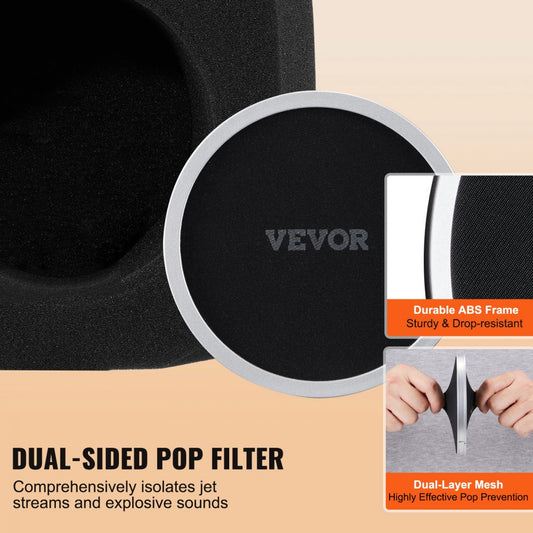 AK-V1 - Portable Microphone Isolation Ball with Acoustic Foam Filter