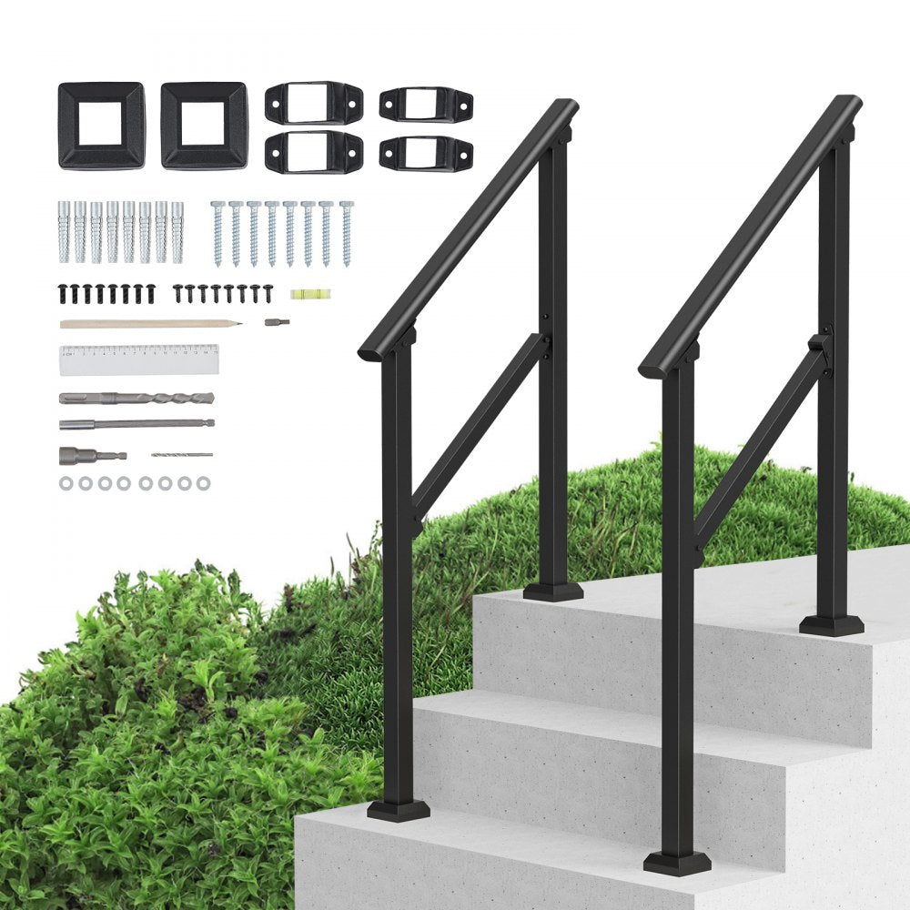 FG-23-2 - Adjustable 220 lbs Handrail for Steps, Perfect for Seniors & Kids