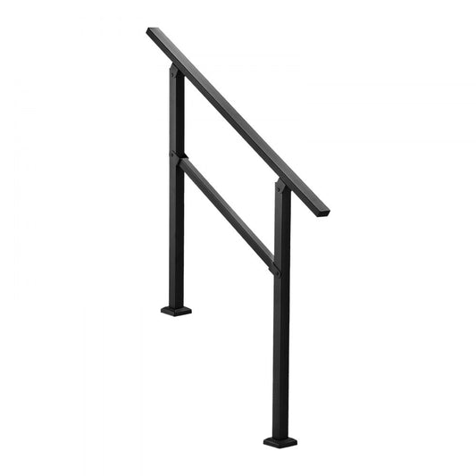 FG-23 - Adjustable Carbon Steel Handrail for 2-3 Steps, Durable & Stylish