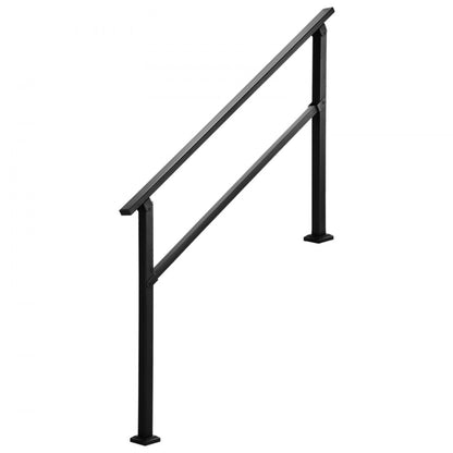 FG-45 - Durable Carbon Steel Outdoor Handrail for 4-5 Steps