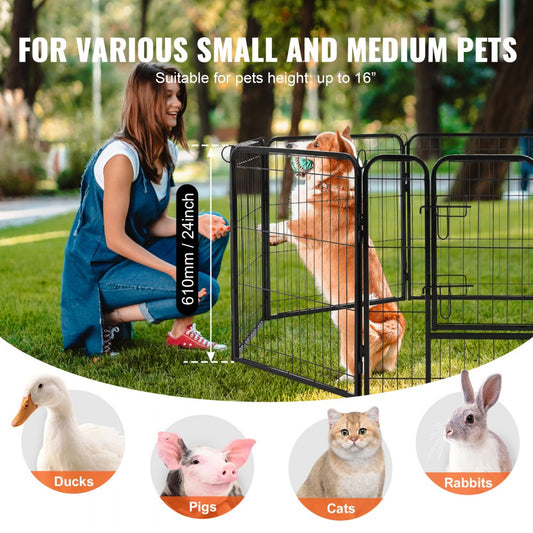 TT-HDPP06S-FC - 24" Octagon Dog Playpen with Zippered Cover and Carry Bag