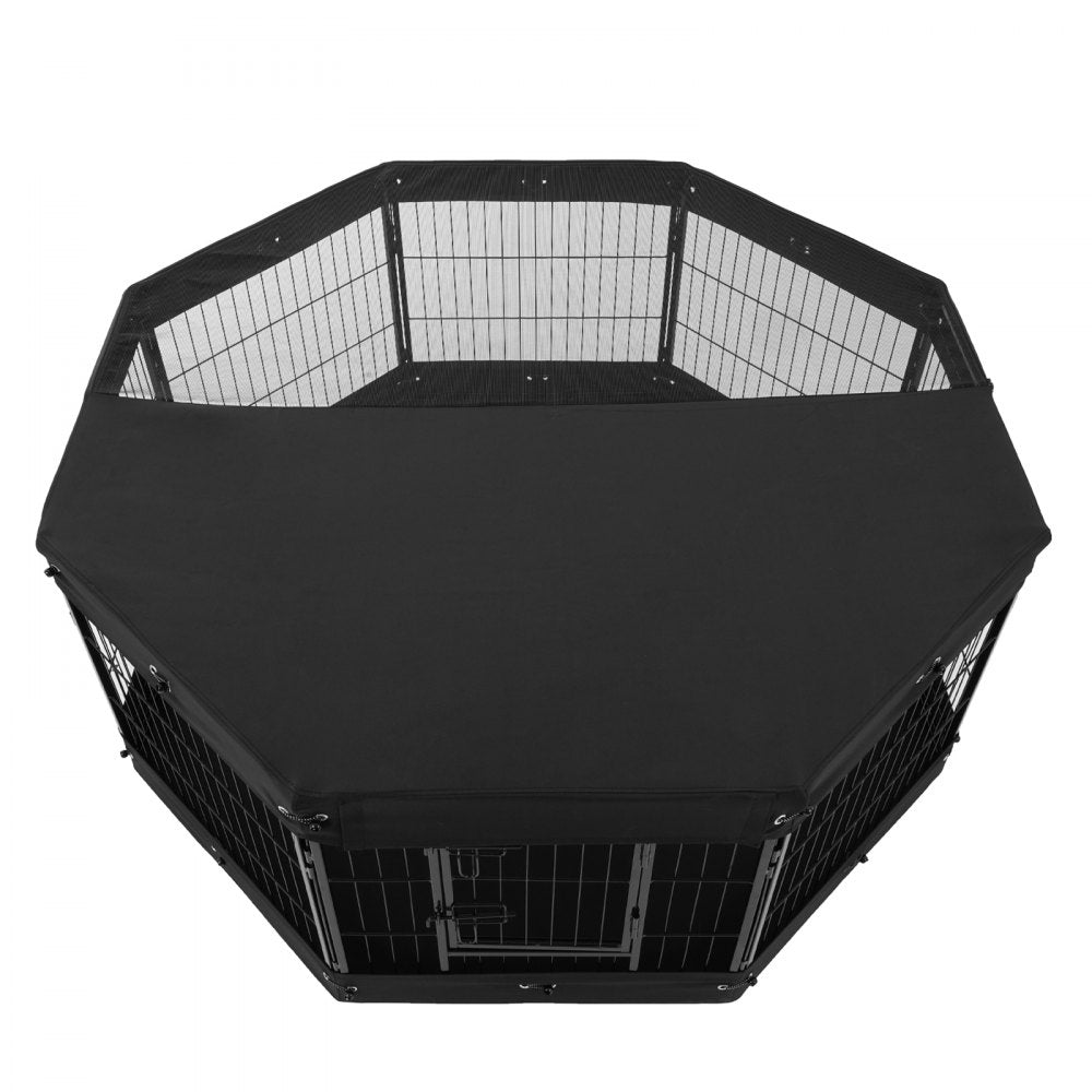 TT-HDPP06S-FC - 24" Octagon Dog Playpen with Zippered Cover and Carry Bag