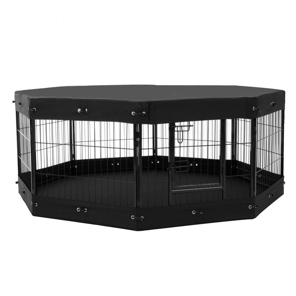 TT-HDPP06S-FC - 24" Octagon Dog Playpen with Zippered Cover and Carry Bag