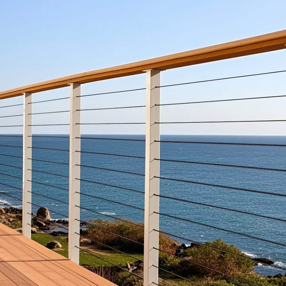 S1/8-500 - 1/8" T316 Stainless Steel Wire Rope for Outdoor Use