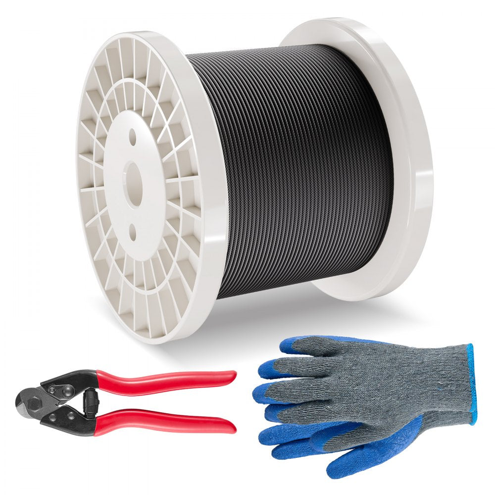 S1/8-500 - 1/8" T316 Stainless Steel Wire Rope for Outdoor Use