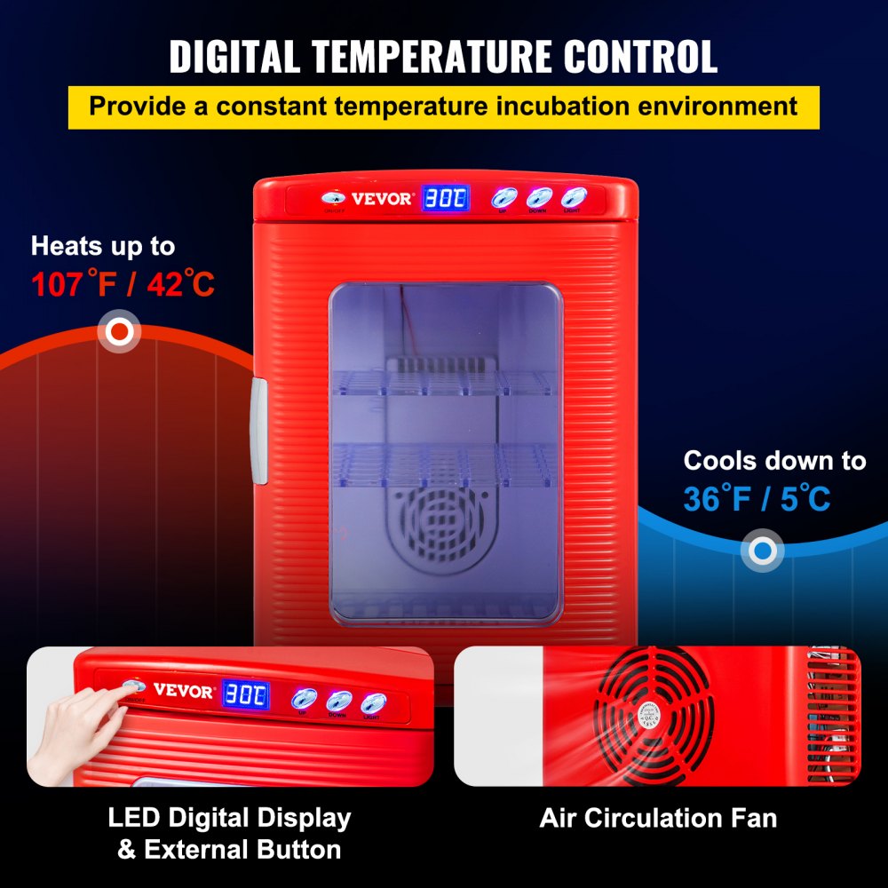 010578618601 - 25L Thermoelectric Reptile Incubator with LED Temp Control