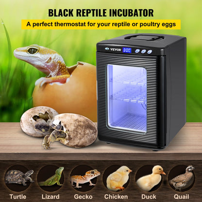 010283872536 - 25L VEVOR Black Thermoelectric Incubator with LED Display