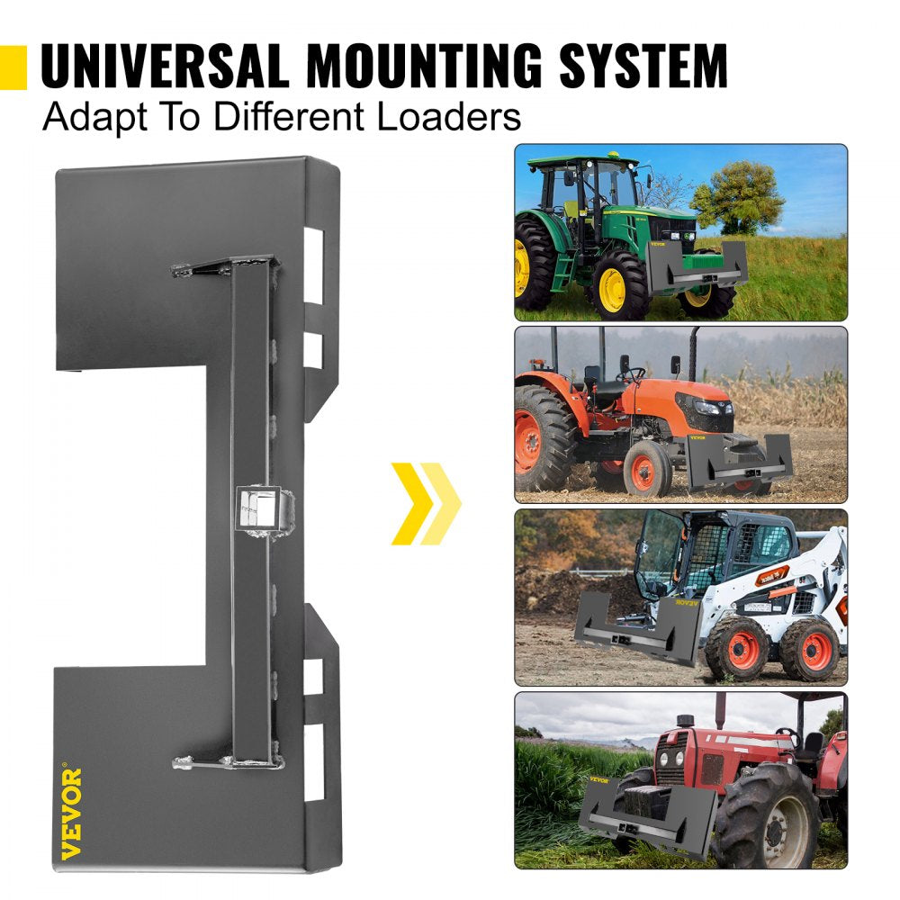 ANZB-GS14 - 1/4" Steel Mount Plate for Heavy-Duty Equipment