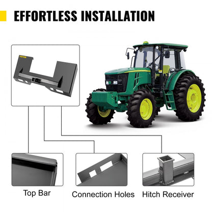 ANZB-GS14 - 1/4" Steel Mount Plate for Heavy-Duty Equipment