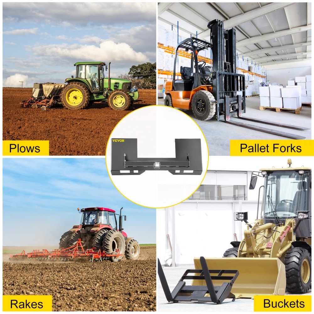 ANZB-GS14 - 1/4" Steel Mount Plate for Heavy-Duty Equipment