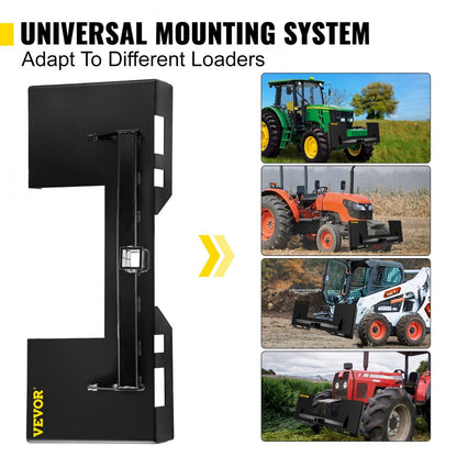 ANZB-HS14 - Durable 1/4" Steel Quick Attach Mount Plate for Equipment