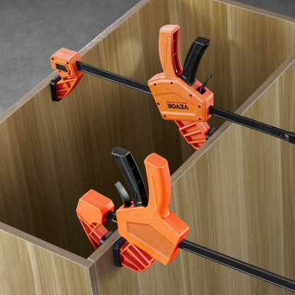 F300-12 - Ergonomic VEVOR 12" Woodworking Bar Clamps with Soft Grip