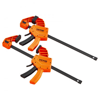 F300-12 - Ergonomic VEVOR 12" Woodworking Bar Clamps with Soft Grip
