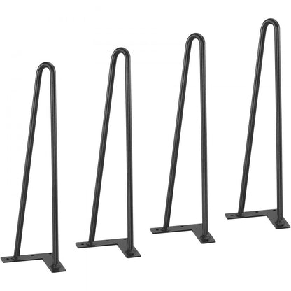 T10569-16 - 16" Metal Hairpin Legs for Stylish Furniture Design