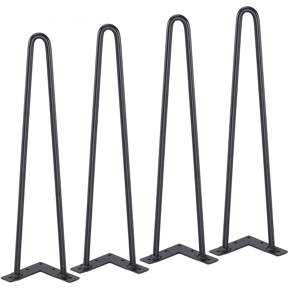 T10569-19 - Sleek 19" Hairpin Legs for Modern Furniture Design