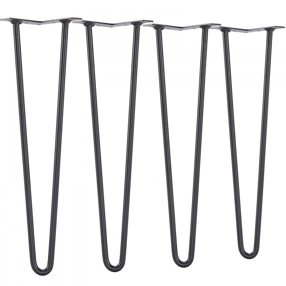T10569-19 - Sleek 19" Hairpin Legs for Modern Furniture Design