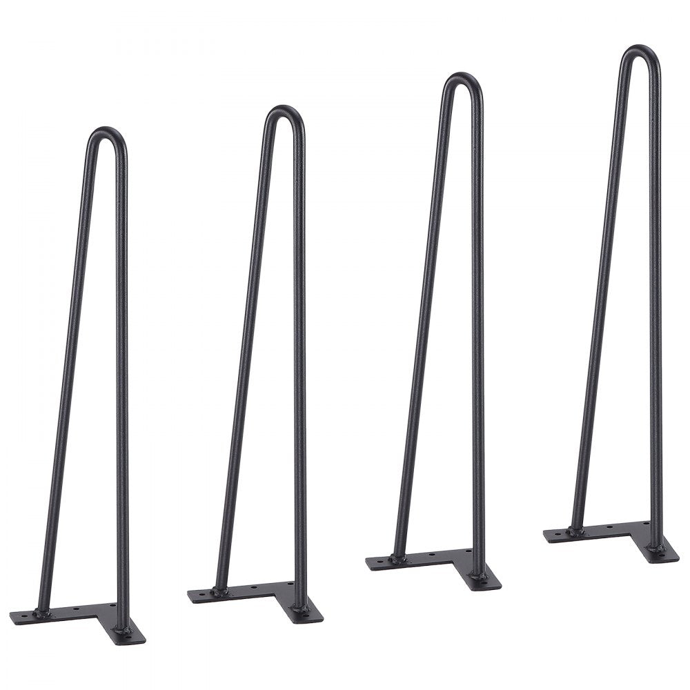 T10569-19 - Sleek 19" Hairpin Legs for Modern Furniture Design