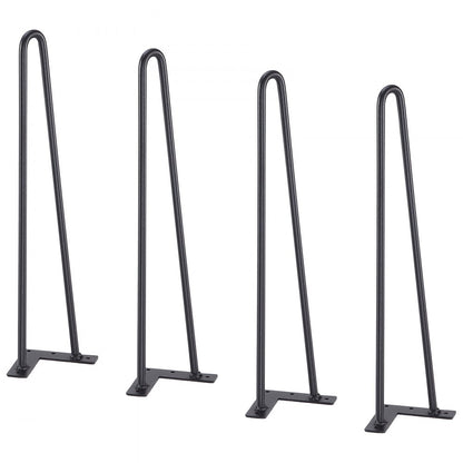 T10569-19 - Sleek 19" Hairpin Legs for Modern Furniture Design