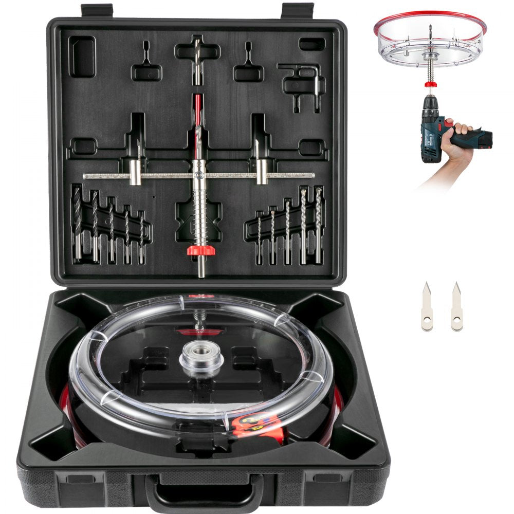 FJKKQ-40-300 - Adjustable Hole Saw Kit for Precise Cuts (1-5/8" to 11-13/16")