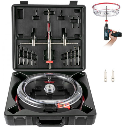 FJKKQ-40-300 - Adjustable Hole Saw Kit for Precise Cuts (1-5/8" to 11-13/16")