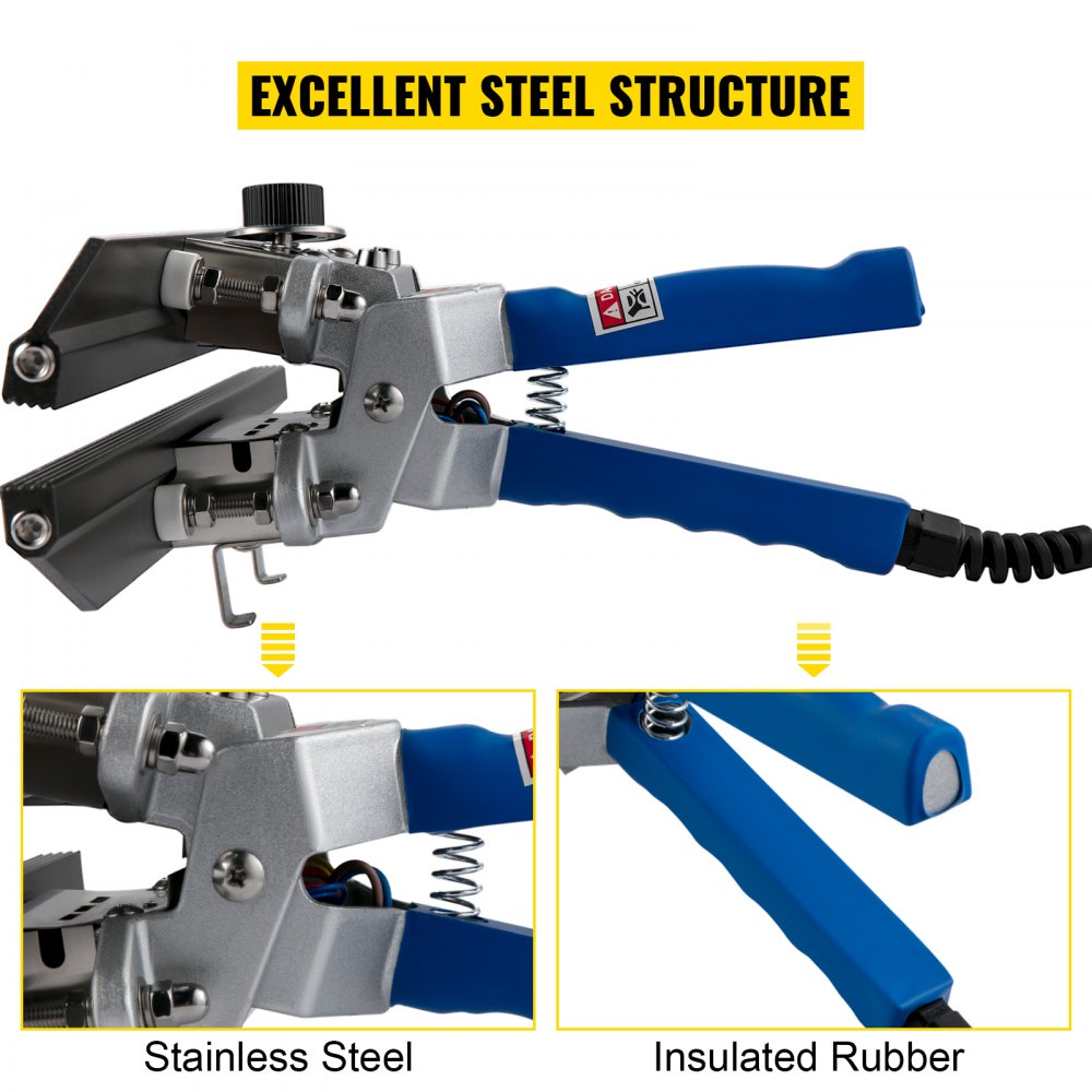 FKR-400 - Stainless Steel Handheld Heat Crimper with 0-250℃ Temp Control